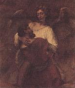 REMBRANDT Harmenszoon van Rijn Facob wrestling with the angel (mk33) china oil painting artist